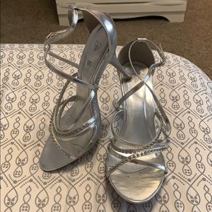 Silver heels